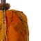 10" Orange & Brown Fall Harvest Tabletop Pumpkin